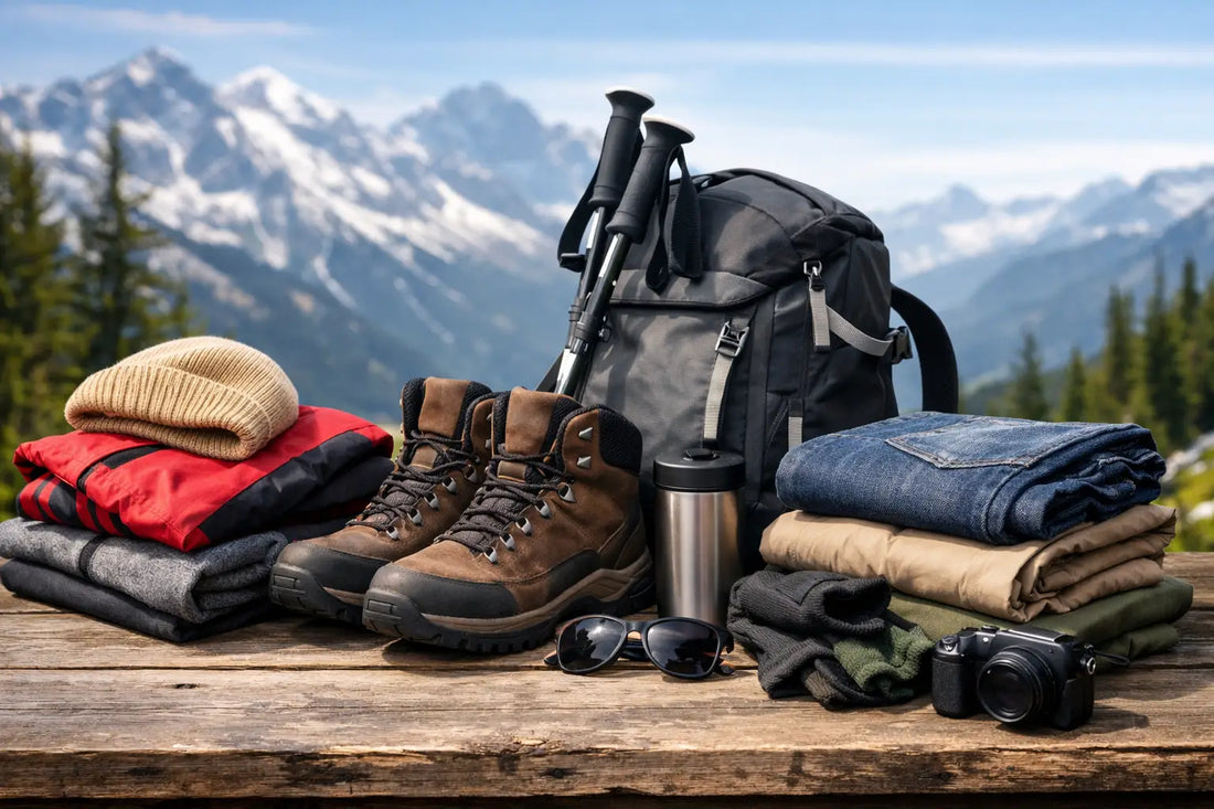 Kleidung fürs Bergwochenende in der Freizeit
