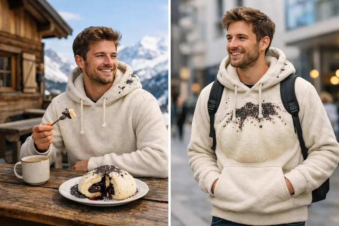 Germknödel Hoodie für Hütte und Alltag