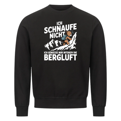 Bergluft Sweatshirt Schwarz Front
