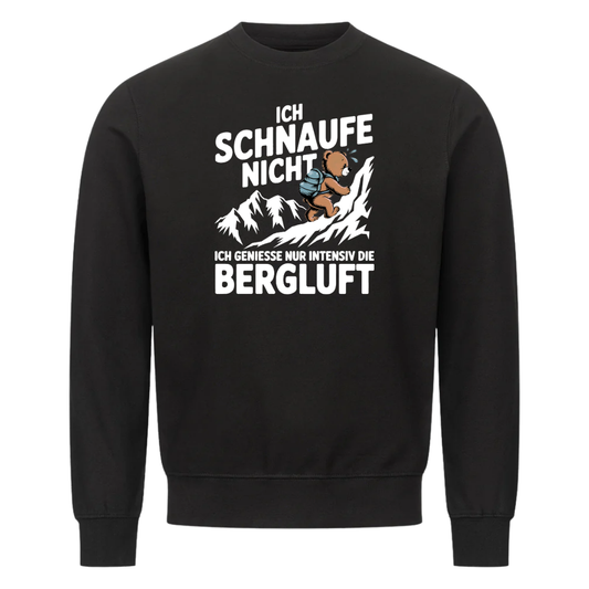 Bergluft Sweatshirt Schwarz Front