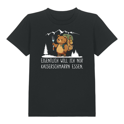 Kaiserbär Kinder T-Shirt Schwarz Front