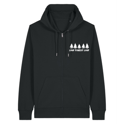 Lauf Forest Zipper Hoodie Schwarz Front