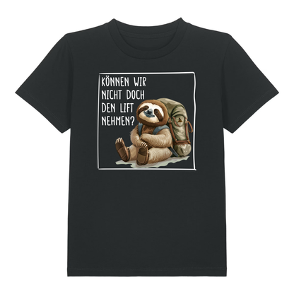 Lift Kinder T-Shirt Schwarz Front