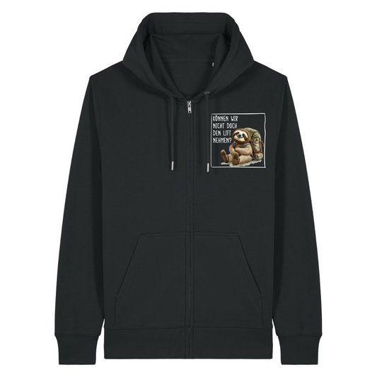 Lift Zipper Hoodie Schwarz Front