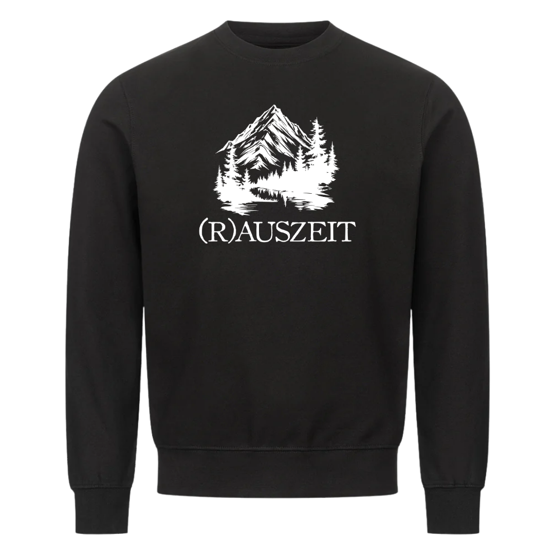 Rauszeit Sweatshirt Schwarz Front