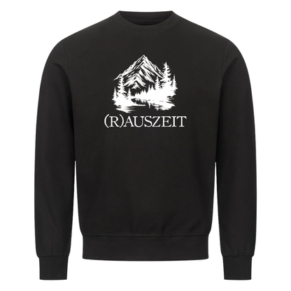 Rauszeit Sweatshirt Schwarz Front