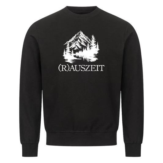 Rauszeit Sweatshirt Schwarz Front