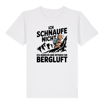 Bergluft Kinder T-Shirt Weiß Front