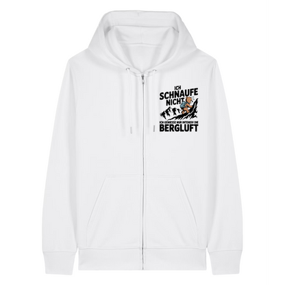 Bergluft Zipper Hoodie Weiß Front