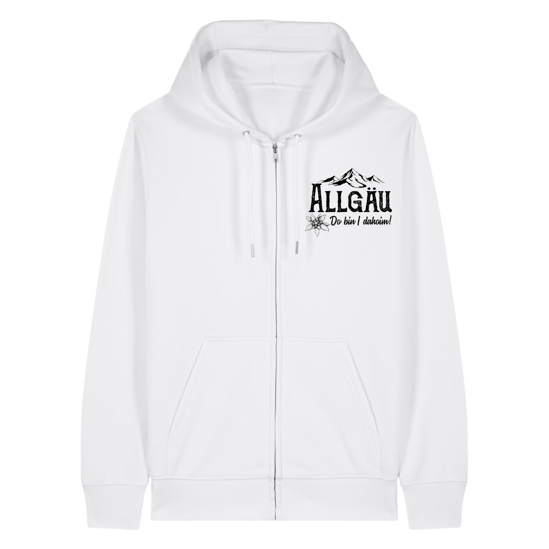 Dahoim Zipper Hoodie Weiß Front