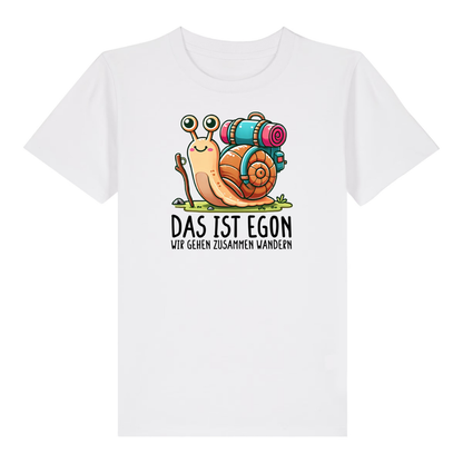 EGON Kinder T-Shirt Weiß Front