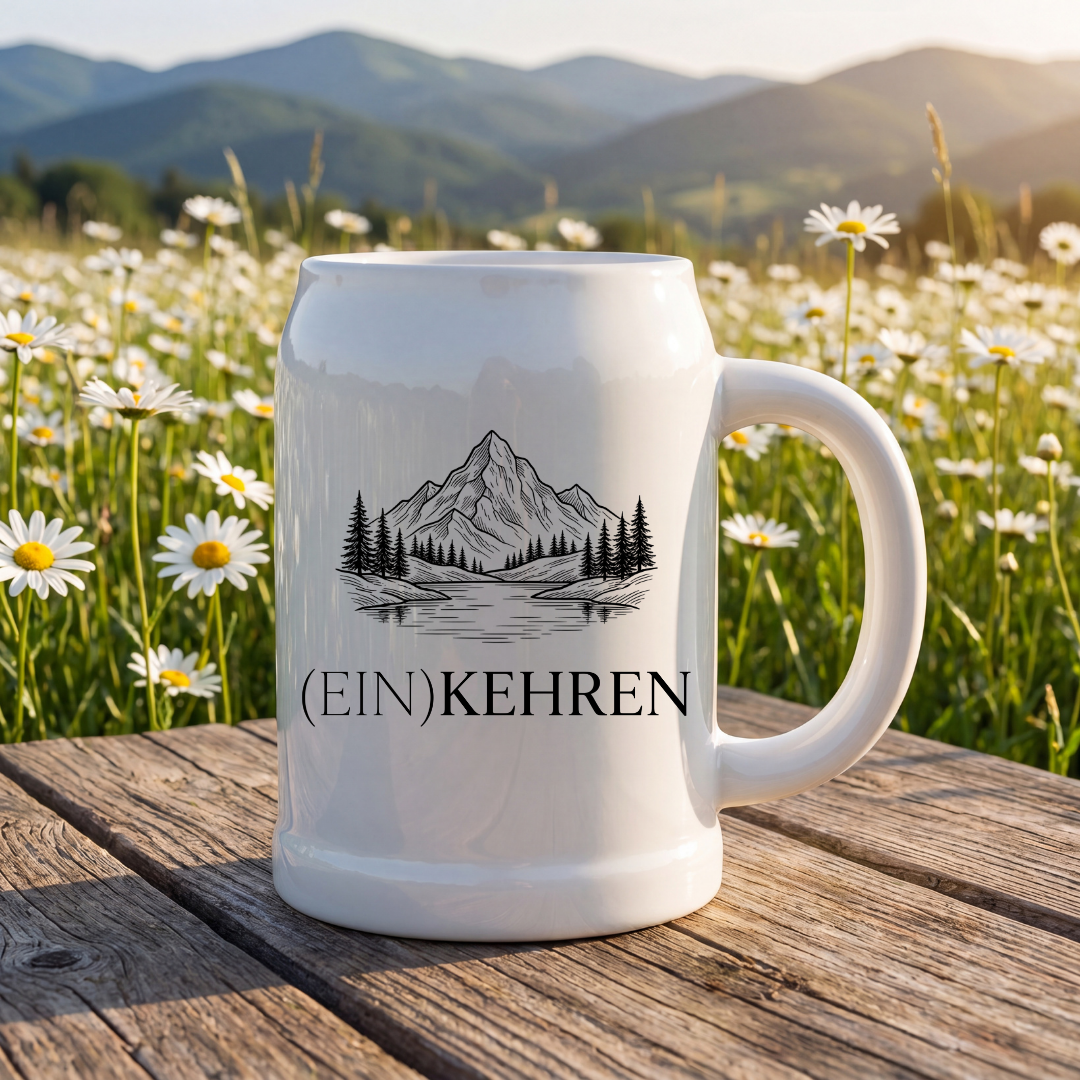Trinkkrug – (Ein)kehren, auf der Bergwiese