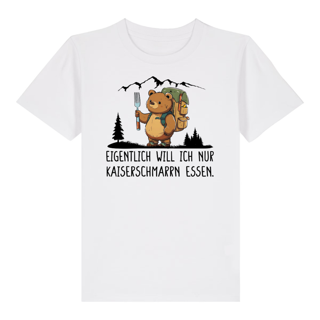 Kaiserbär Kinder T-Shirt Weiß Front