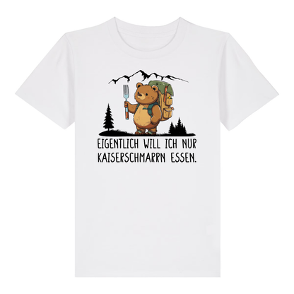 Kaiserbär Kinder T-Shirt Weiß Front