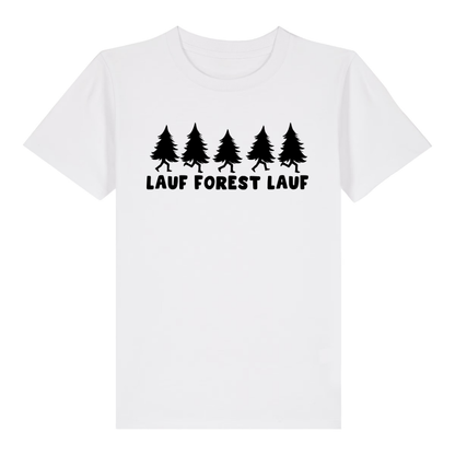 Lauf Forest Kinder T-Shirt Weiß Front