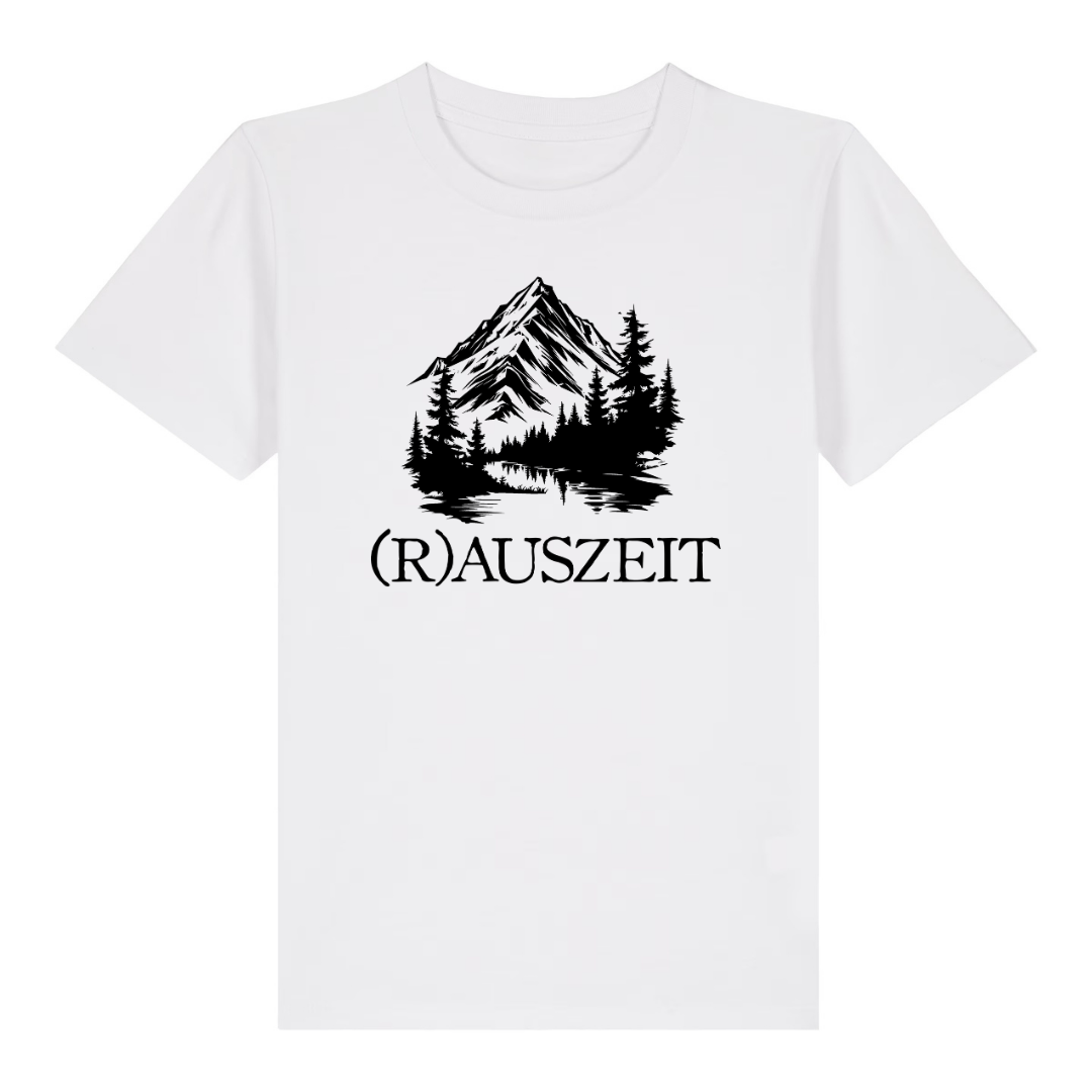 Rauszeit Kinder T-Shirt Weiß Front