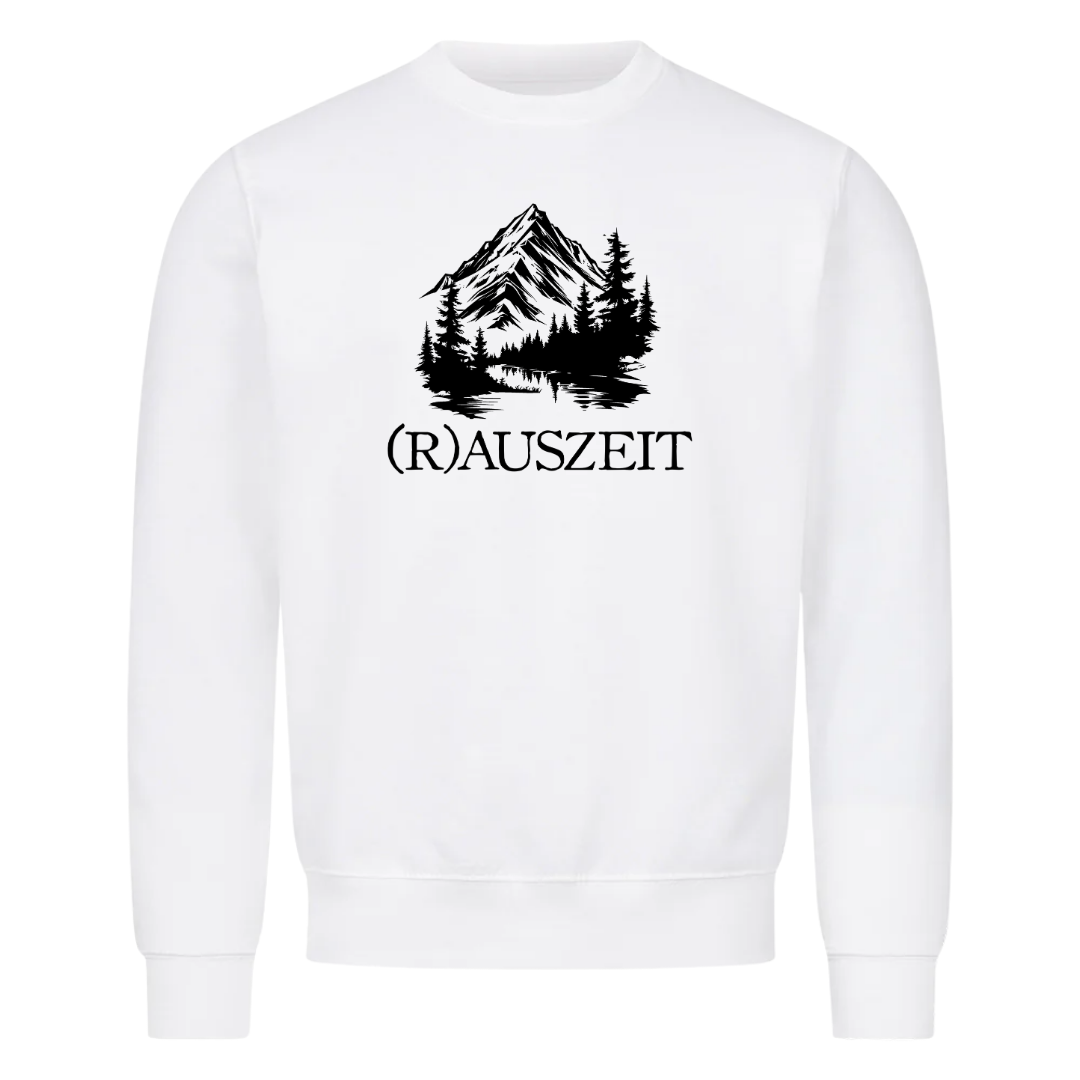 Rauszeit Sweatshirt Weiß Front