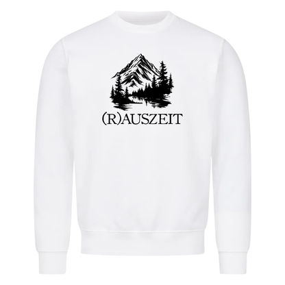 Rauszeit Sweatshirt Weiß Front