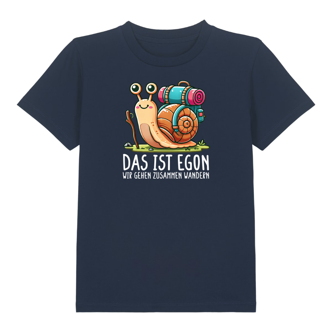 EGON Kinder T-Shirt Navy Front
