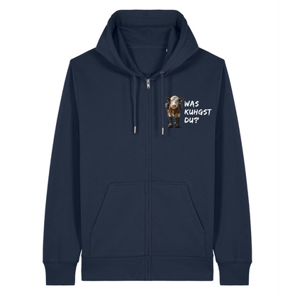 Kuhgst Du Zipper Hoodie Navy Front