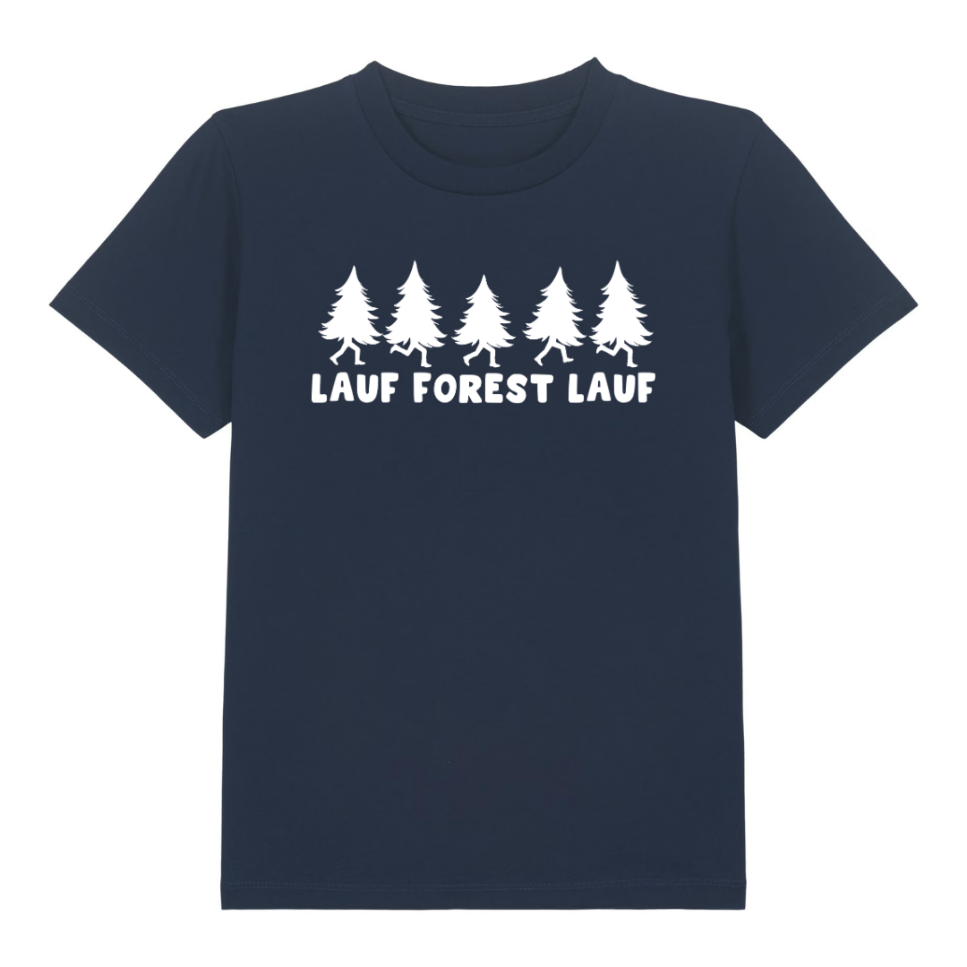 Lauf Forest Kinder T-Shirt Navy Front