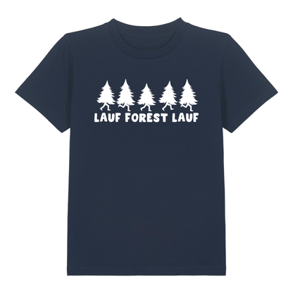 Lauf Forest Kinder T-Shirt Navy Front