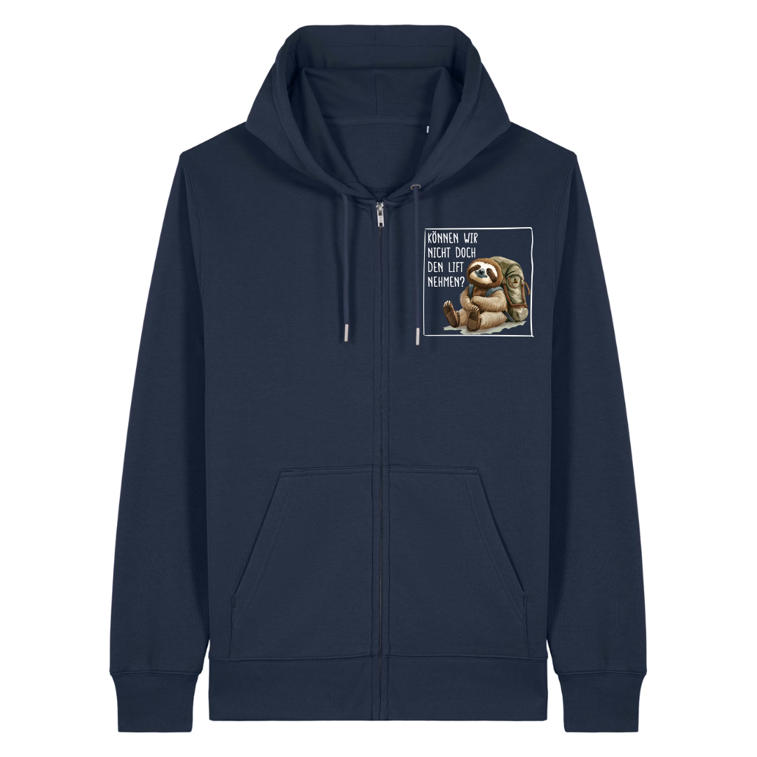 Lift Zipper Hoodie Navy Front