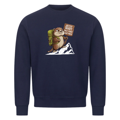 Warte Kurz Sweatshirt Navy Front