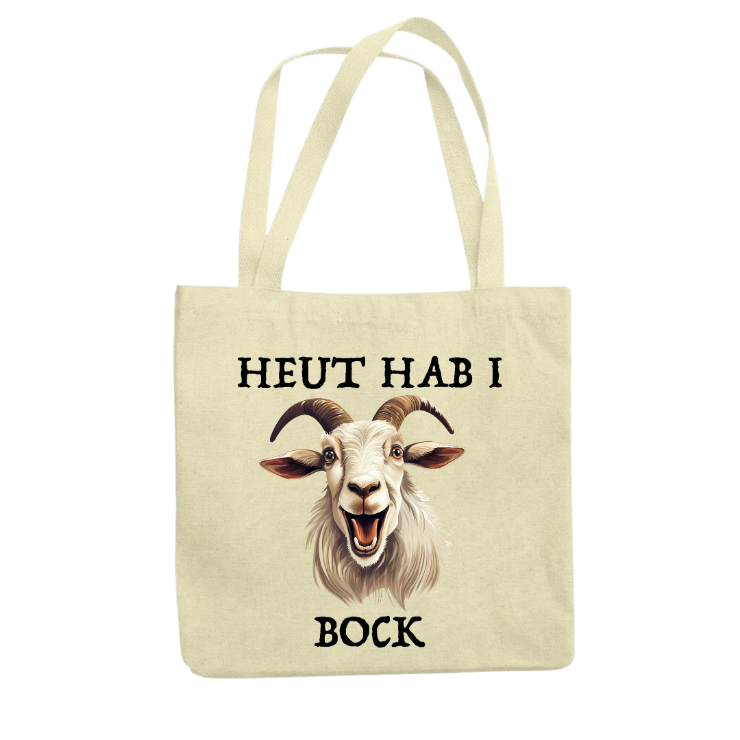 Tragetasche beige – Heut hab i Bock
