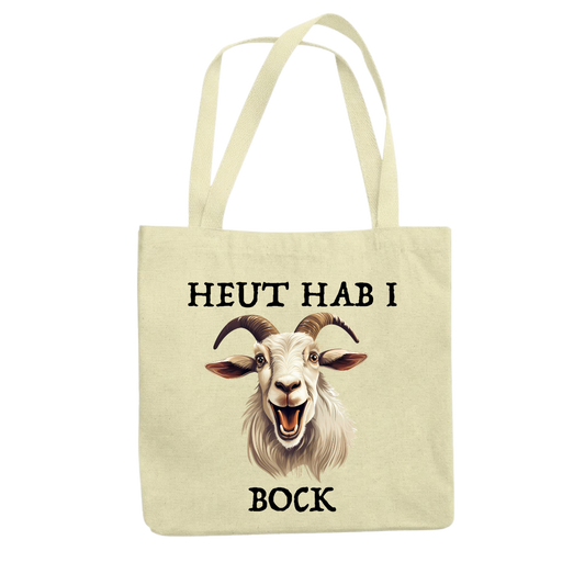 Tragetasche beige – Heut hab i Bock
