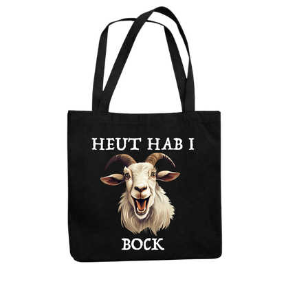 Tragetasche schwarz – Heut hab i Bock