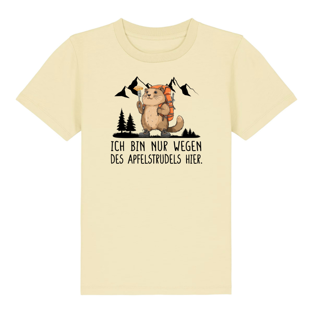 Apfelstrudel Kinder T-Shirt Butter Front