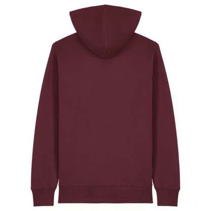 Bock Zipper Hoodie Burgunder Back