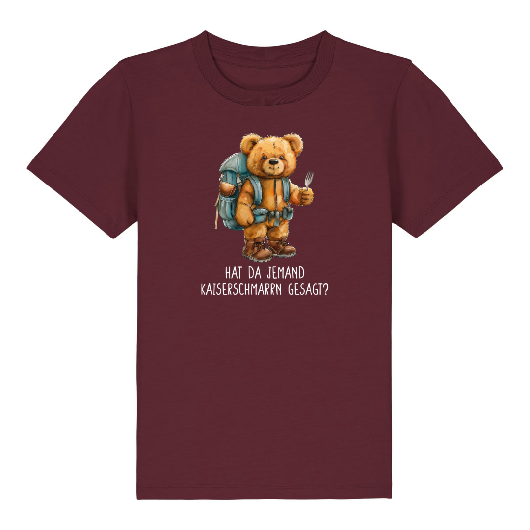 Kaiserohr Kinder T-Shirt Burgunder Front
