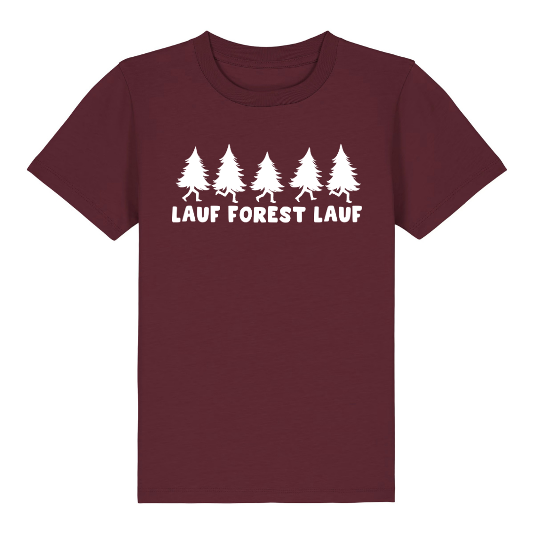 Lauf Forest Kinder T-Shirt Burgunder Front