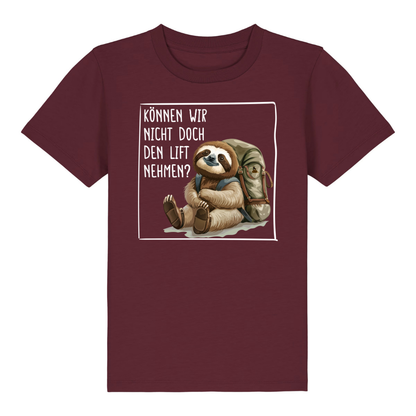 Lift Kinder T-Shirt Burgunder Front