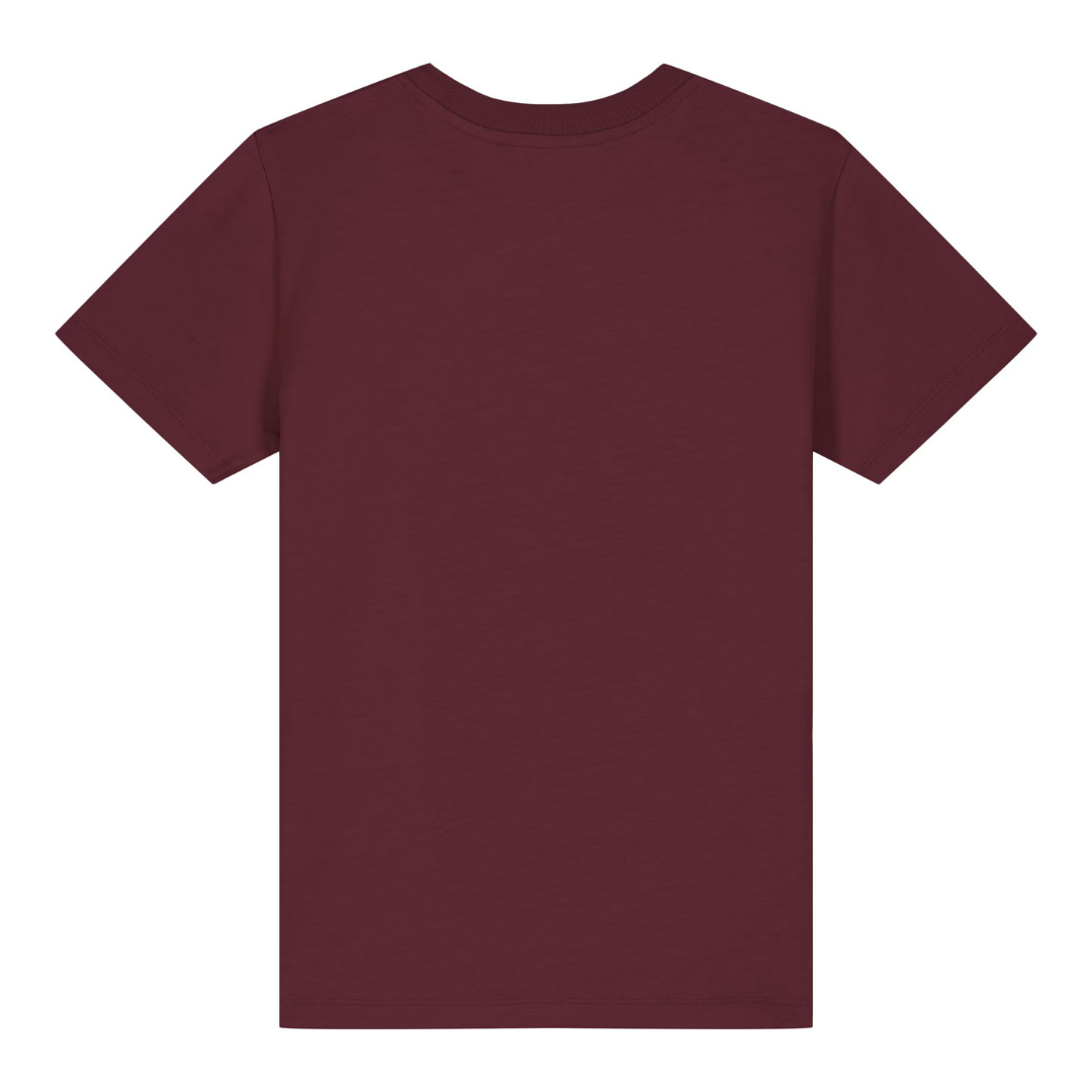 Bergluft Kinder T-Shirt Burgunder Back