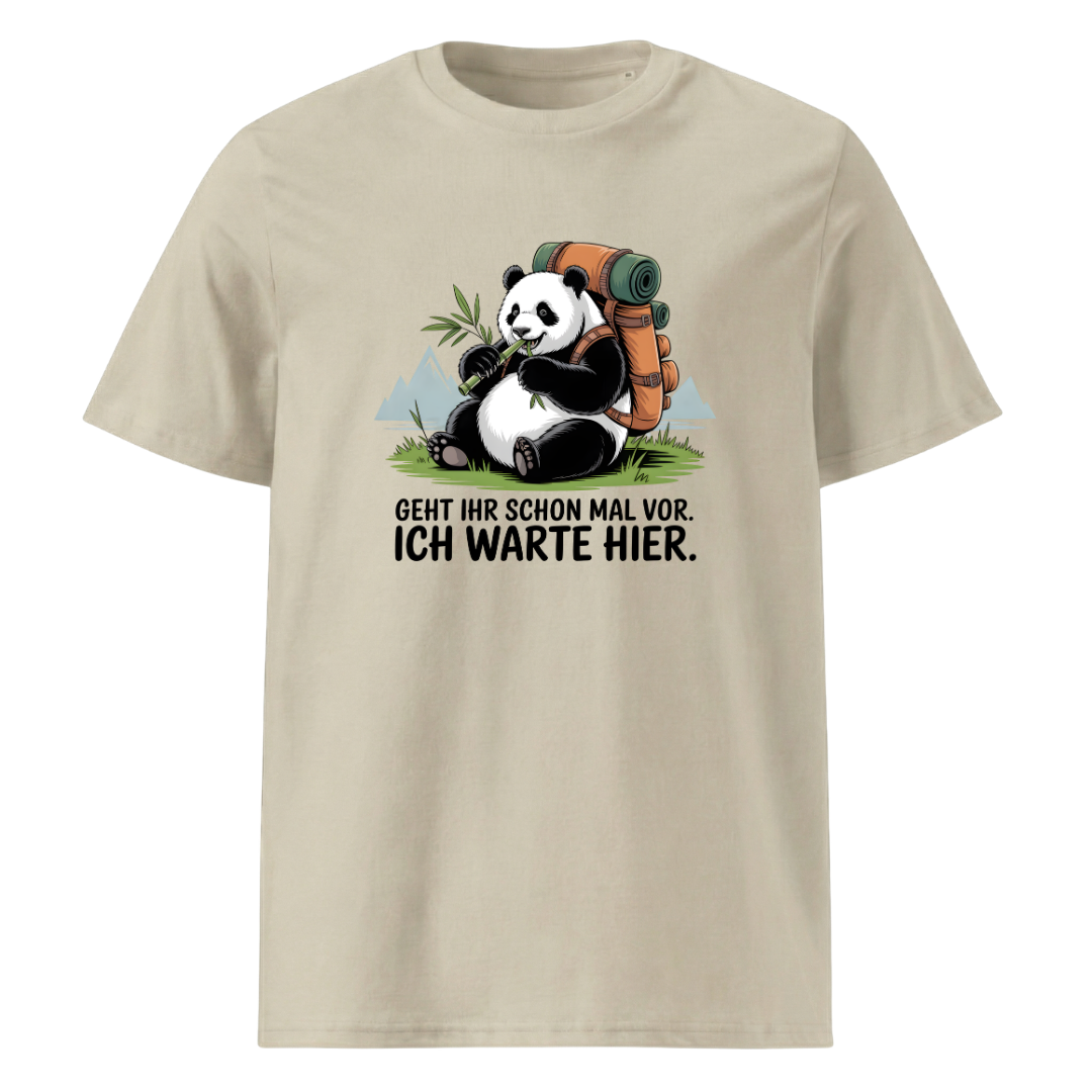 Geht schon mal vor T-Shirt Unisex mit Wander-Spruch, Farbvariante
