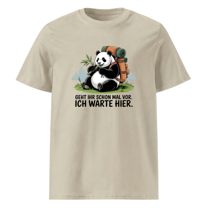 Geht schon mal vor T-Shirt Unisex mit Wander-Spruch, Farbvariante