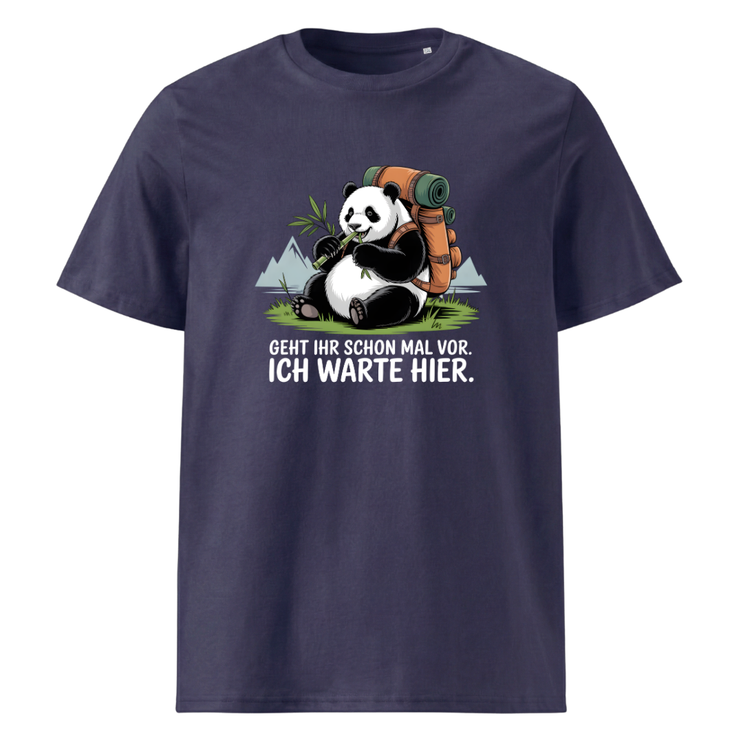 Geht schon mal vor T-Shirt Unisex mit Wander-Spruch, weitere Ansicht