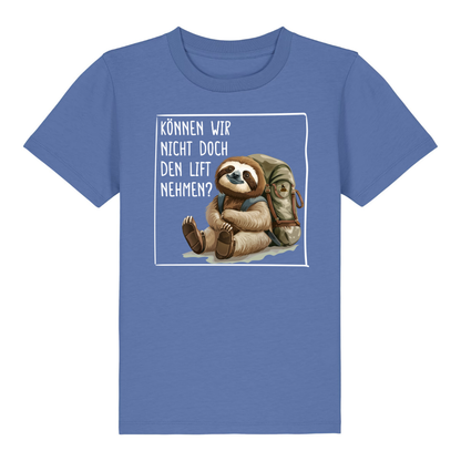 Lift Kinder T-Shirt Blau Front