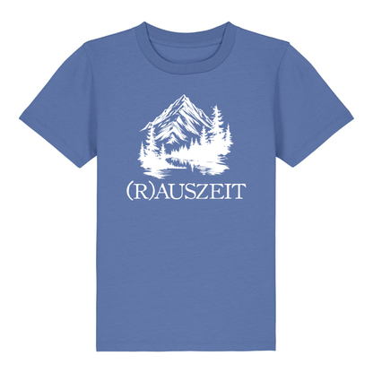 Rauszeit Kinder T-Shirt Blau Front