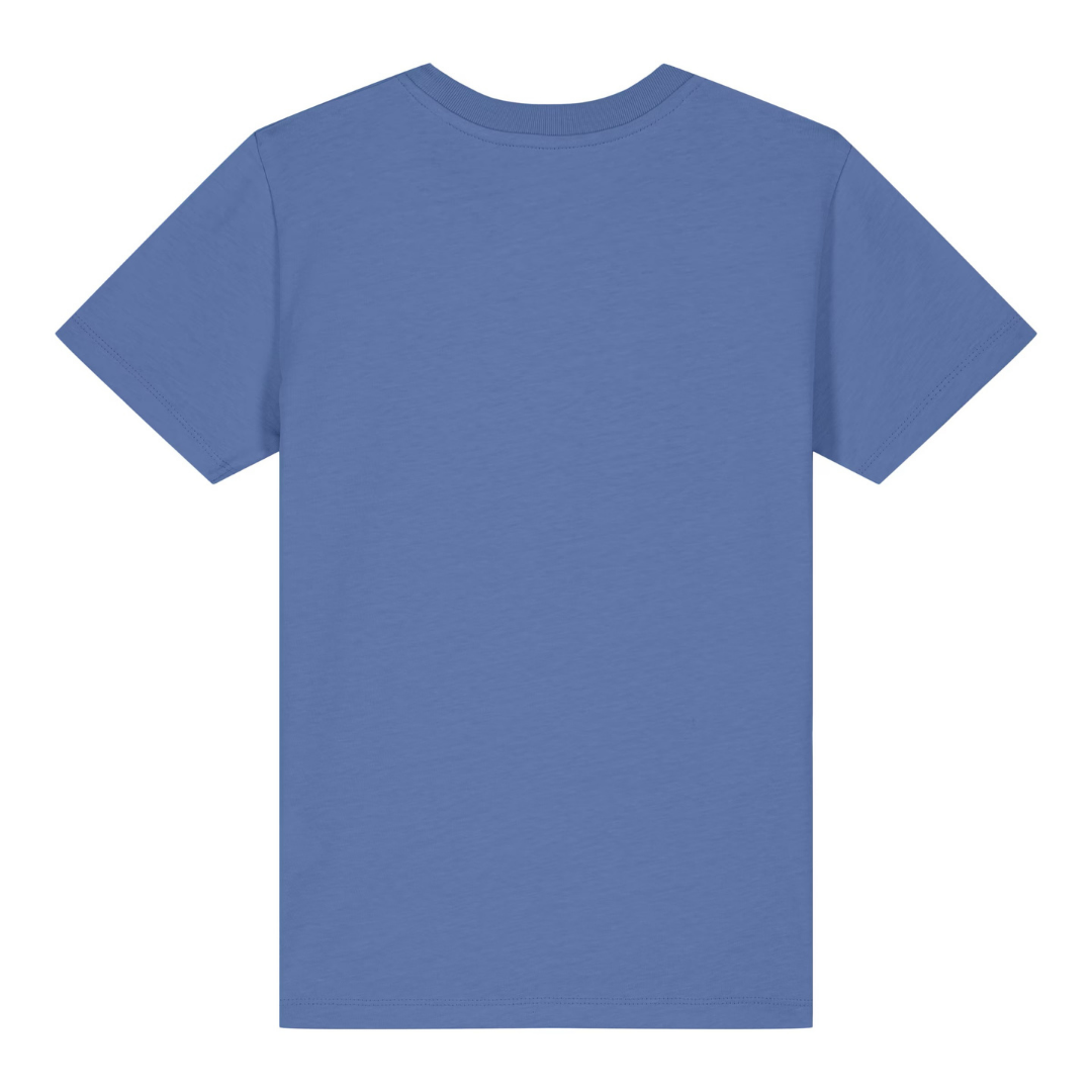 Kässpätzle Kinder T-Shirt Blau Back
