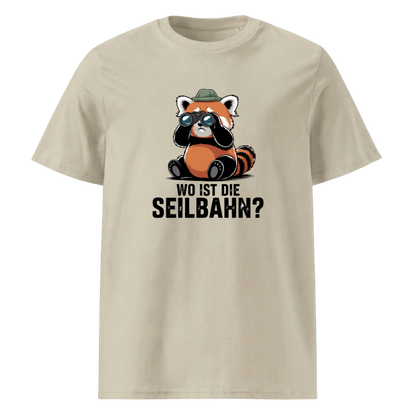 Wo ist die Seilbahn T-Shirt Unisex mit Wander-Spruch, Farbvariante
