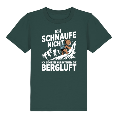 Bergluft Kinder T-Shirt Grün Front