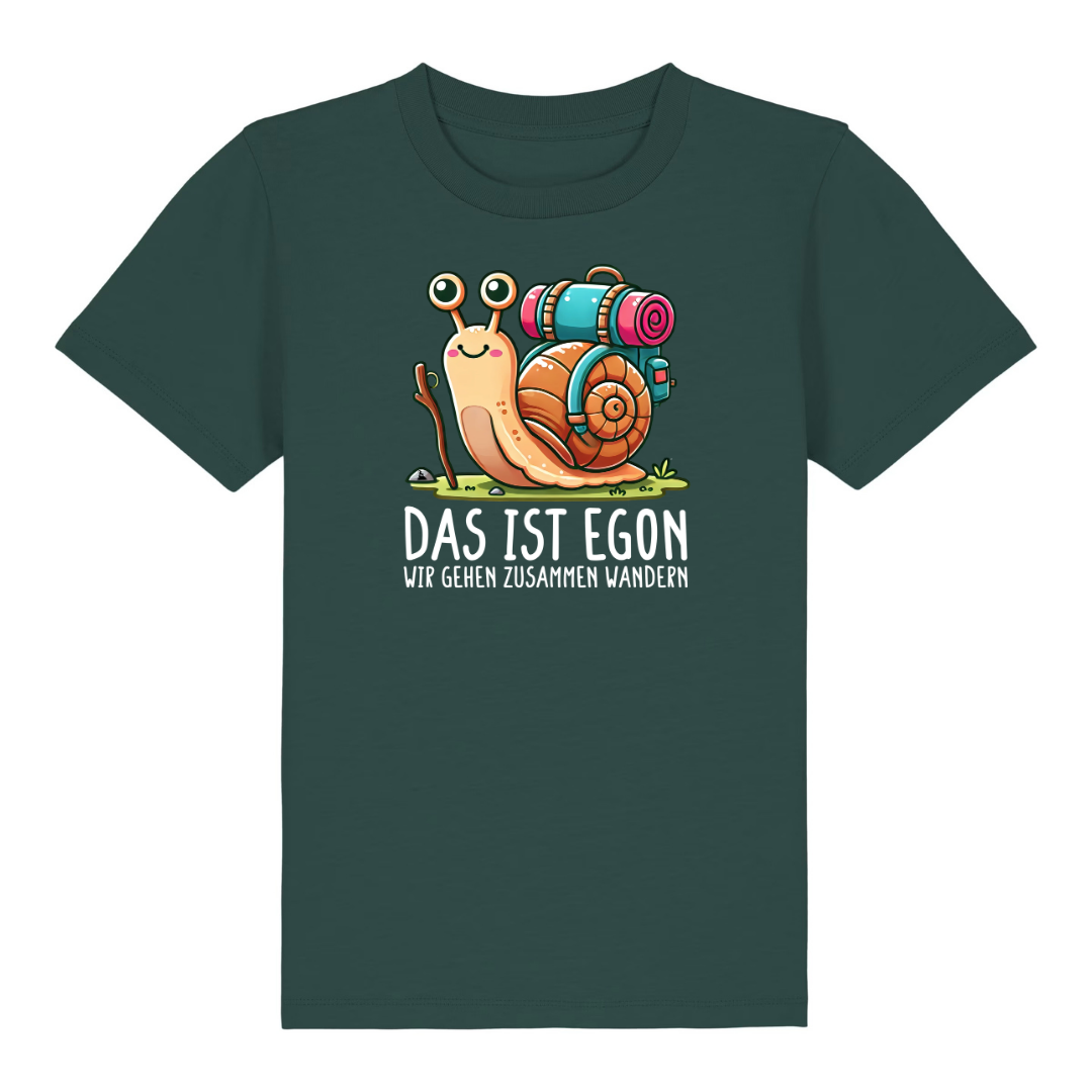 EGON Kinder T-Shirt Grün Front
