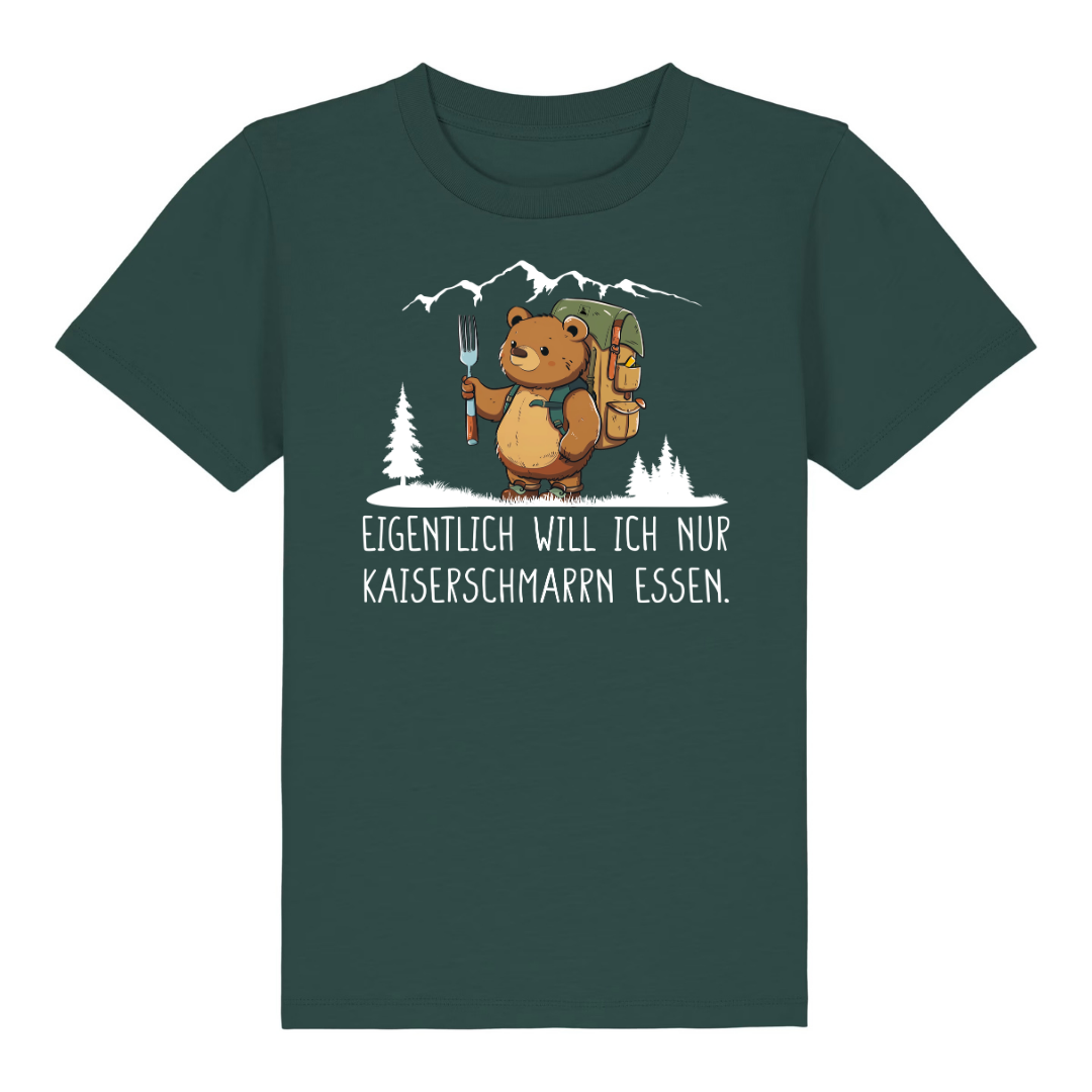 Kaiserbär Kinder T-Shirt Grün Front
