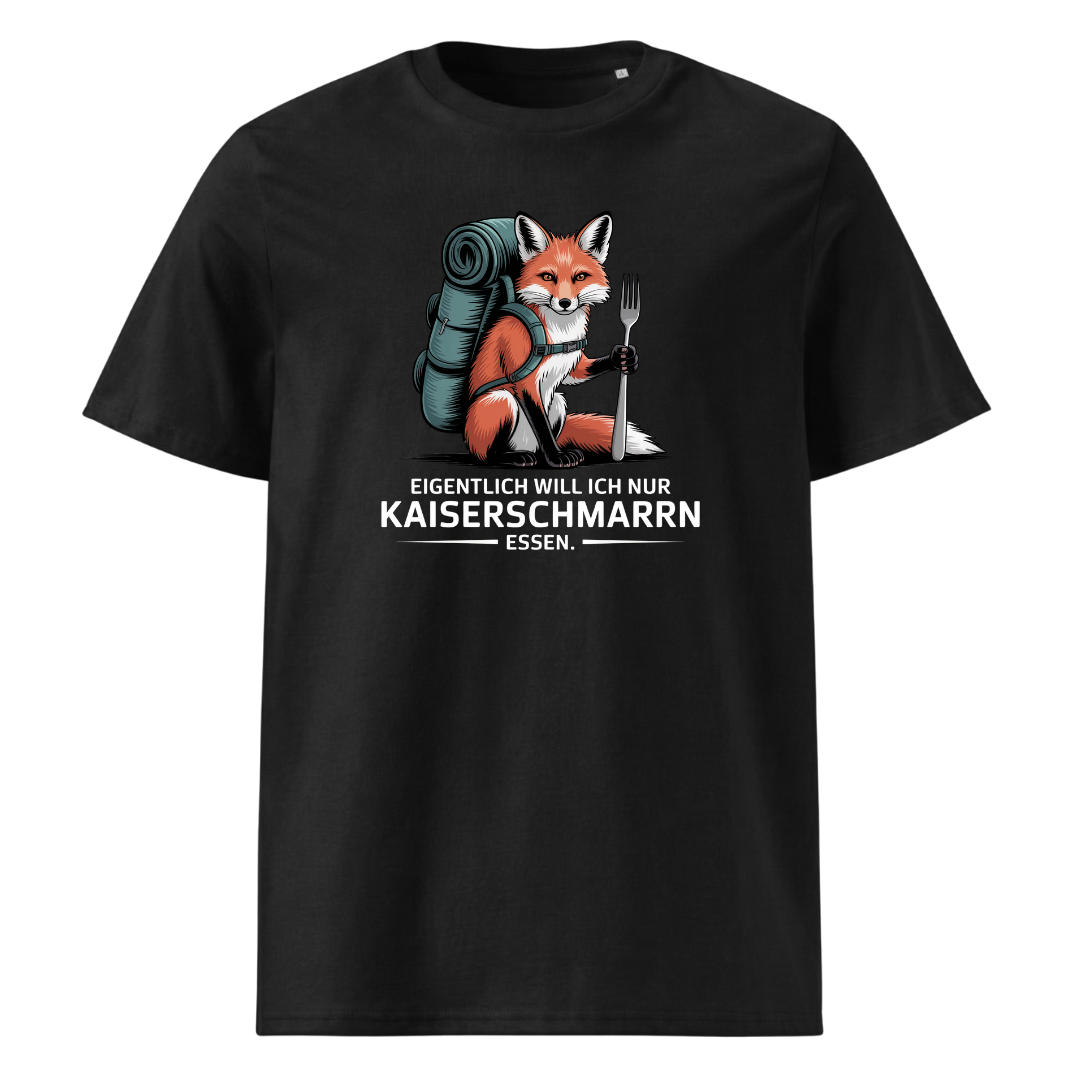 Kaiserschmarrn Fuchs T-Shirt Unisex mit Fuchs-Motiv, Frontansicht