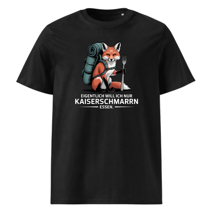 Kaiserschmarrn Fuchs T-Shirt Unisex mit Fuchs-Motiv, Frontansicht