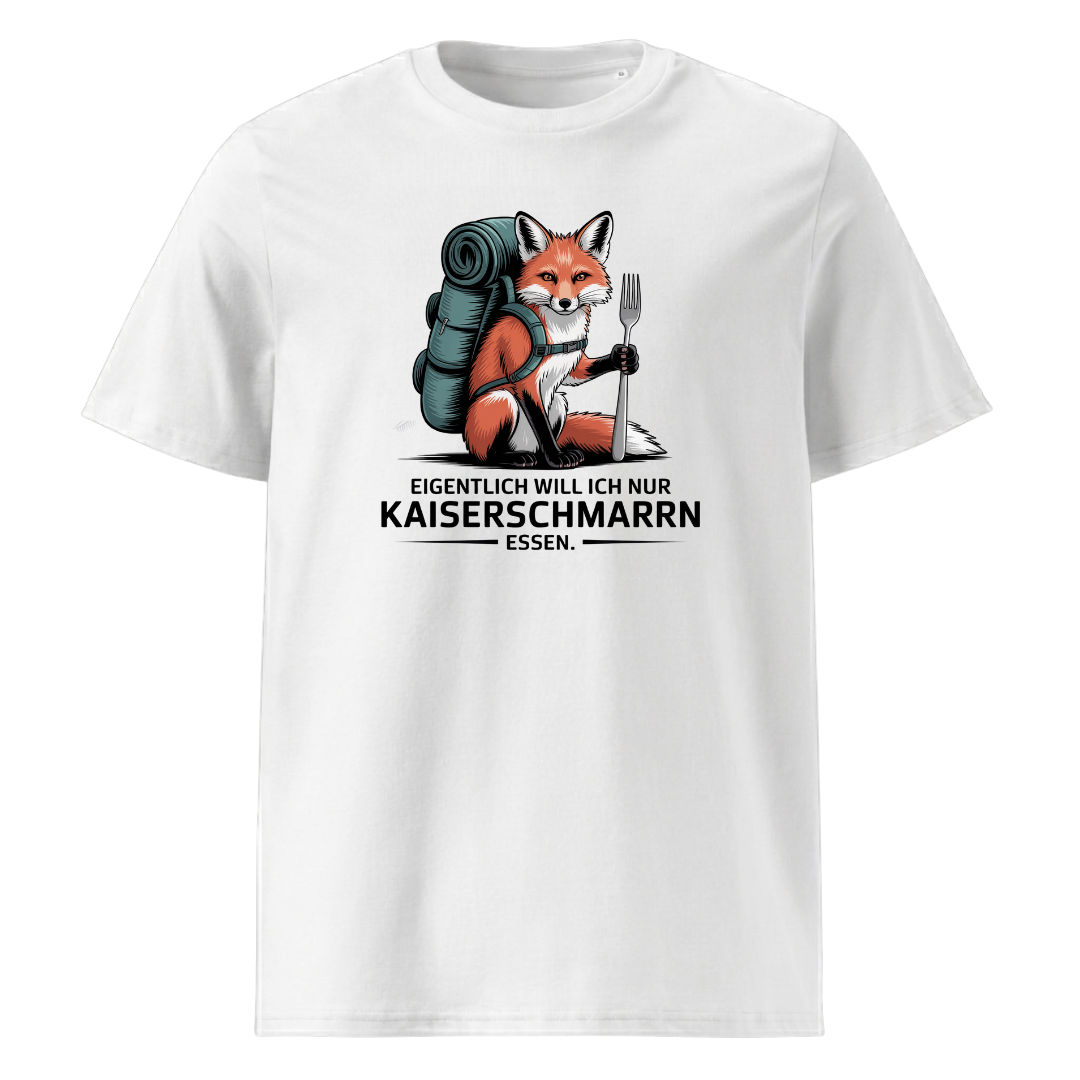 Kaiserschmarrn Fuchs T-Shirt Unisex mit Fuchs-Motiv, Motivdetail